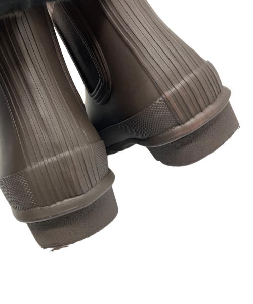 HUNTER（ハンター）HUNTER (ハンター) レインチェルシーブーツ ブラウン サイズ:US 6の古着・服飾アイテム