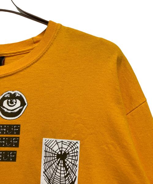 HUF（ハフ）HUF (ハフ) 長袖カットソー イエロー サイズ:XLの古着・服飾アイテム