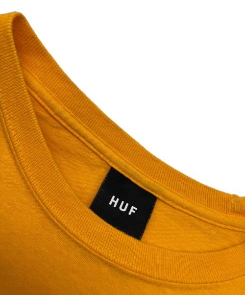 HUF（ハフ）HUF (ハフ) 長袖カットソー イエロー サイズ:XLの古着・服飾アイテム