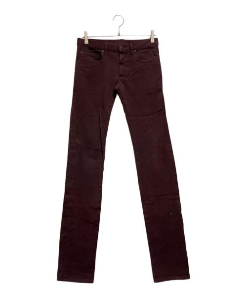 Dior（ディオール）Dior (ディオール) コットンストレッチパンツ ブラウン サイズ:W29の古着・服飾アイテム