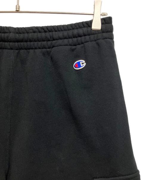 Champion（チャンピオン）Champion (チャンピオン) スウェットハーフパンツ ブラック サイズ:Mの古着・服飾アイテム