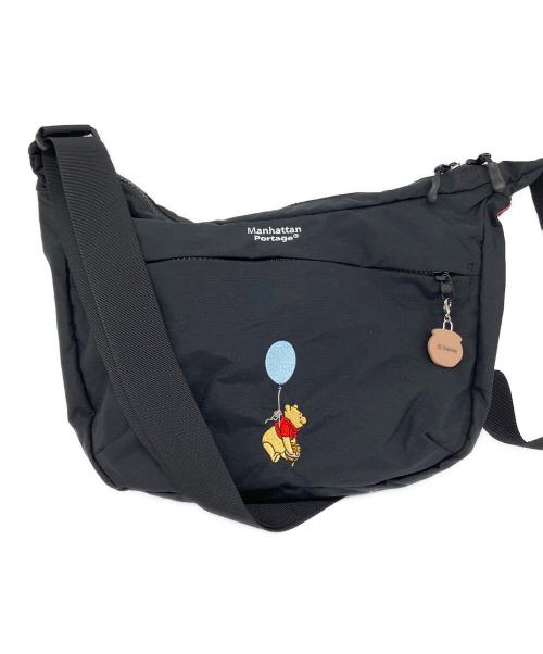 Manhattan Portage（マンハッタンポーテージ）Manhattan Portage (マンハッタンポーテージ) DISNEY (ディズニー) メッセンジャーバッグ ブラックの古着・服飾アイテム
