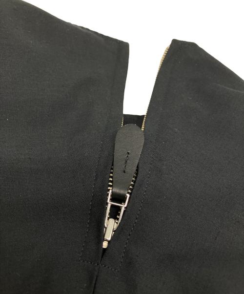 THE RERACS（ザ リラクス）THE RERACS (ザ リラクス) THE SIDE ZIP PULLOVER SHIRT ブラック サイズ:46の古着・服飾アイテム