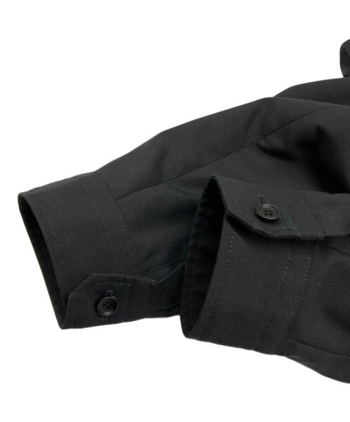 THE RERACS（ザ リラクス）THE RERACS (ザ リラクス) THE SIDE ZIP PULLOVER SHIRT ブラック サイズ:46の古着・服飾アイテム