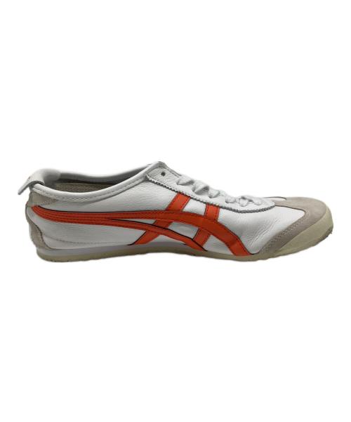 Onitsuka Tiger（オニツカタイガー）Onitsuka Tiger (オニツカタイガー) MEXICO 66 ホワイト×オレンジ サイズ:CM 27.5 / US 9 1/2 / EURO 43.5の古着・服飾アイテム