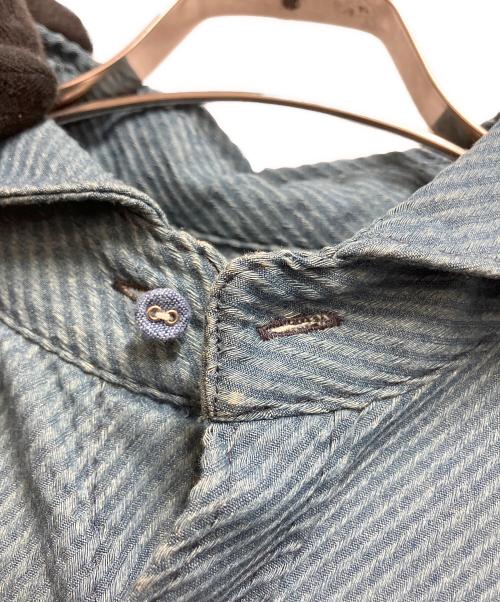 SCROLL（スクロール）scroll (スクロール) 長袖シャツ スカイブルー サイズ:LLの古着・服飾アイテム