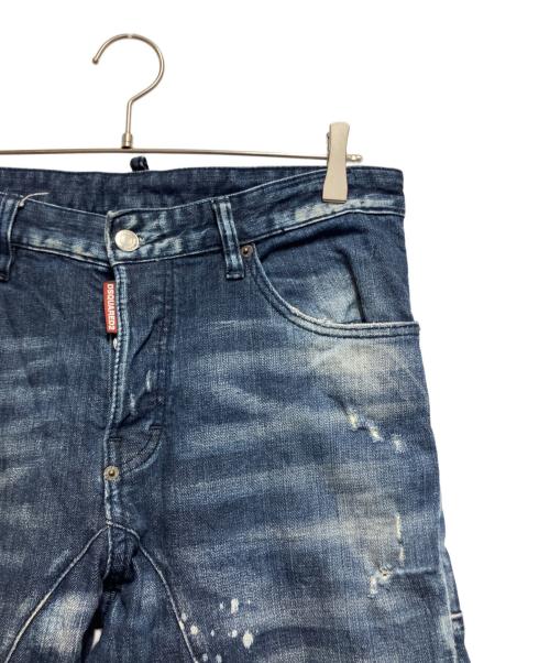 DSQUARED2（ディースクエアード）DSQUARED2 (ディースクエアード) Slim Jean スリムジーンズ ブルー サイズ:48の古着・服飾アイテム