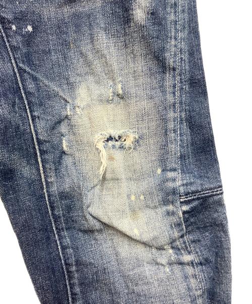 DSQUARED2（ディースクエアード）DSQUARED2 (ディースクエアード) Slim Jean スリムジーンズ ブルー サイズ:48の古着・服飾アイテム