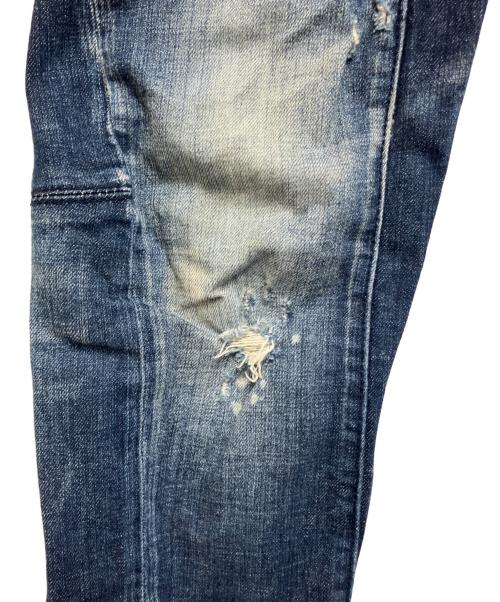 DSQUARED2（ディースクエアード）DSQUARED2 (ディースクエアード) Slim Jean スリムジーンズ ブルー サイズ:48の古着・服飾アイテム