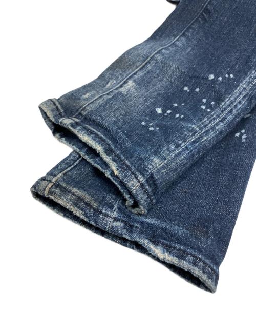 DSQUARED2（ディースクエアード）DSQUARED2 (ディースクエアード) Slim Jean スリムジーンズ ブルー サイズ:48の古着・服飾アイテム