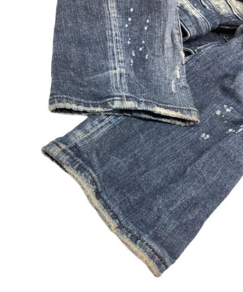 DSQUARED2（ディースクエアード）DSQUARED2 (ディースクエアード) Slim Jean スリムジーンズ ブルー サイズ:48の古着・服飾アイテム