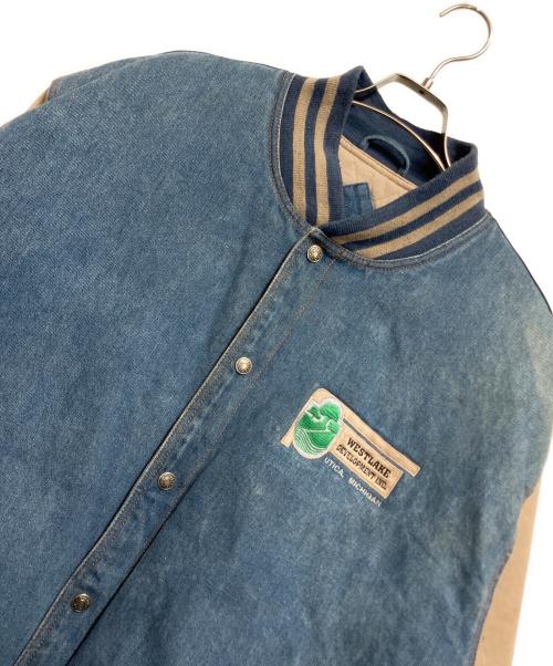 Tri Mountain（トライマウンテン）TRI MOUNTAIN (トライマウンテン) スタジャン ブルー サイズ:XLの古着・服飾アイテム