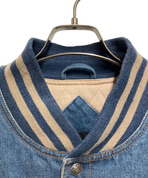 Tri Mountain（トライマウンテン）TRI MOUNTAIN (トライマウンテン) スタジャン ブルー サイズ:XLの古着・服飾アイテム