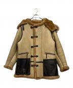 AVIREXアヴィレックス）の古着「ムートン アラスカンコート」｜アイボリー