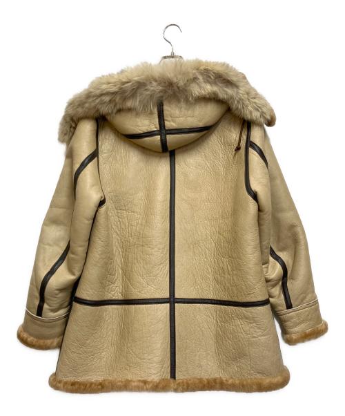 AVIREX（アヴィレックス）AVIREX (アヴィレックス) ムートン アラスカンコート アイボリー サイズ:Mの古着・服飾アイテム