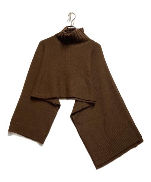 Lirica（リリカ）Lirica (リリカ) 厚手ニット ブラウン サイズ:freeの古着・服飾アイテム