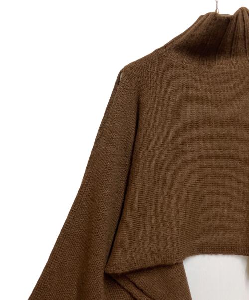 Lirica（リリカ）Lirica (リリカ) 厚手ニット ブラウン サイズ:freeの古着・服飾アイテム
