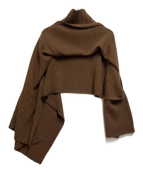 Lirica（リリカ）Lirica (リリカ) 厚手ニット ブラウン サイズ:freeの古着・服飾アイテム
