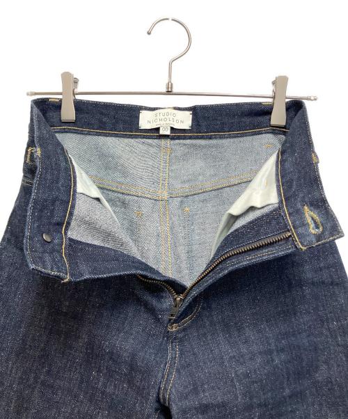 STUDIO NICHOLSON（スタジオ ニコルソン）STUDIO NICHOLSON (スタジオ ニコルソン) デニムパンツ ネイビー サイズ:00の古着・服飾アイテム