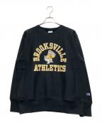 Championチャンピオン）の古着「リバースウィーブ(R) クルーネック スウェットシャツ」｜ブラック