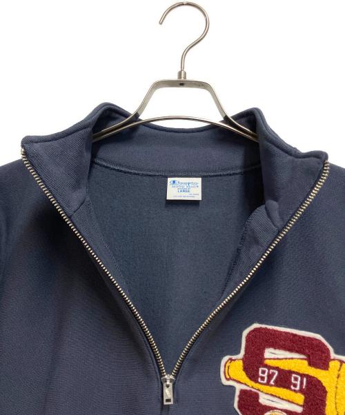 Champion（チャンピオン）Champion (チャンピオン) リバースウィーブ(R) ハーフジップスウェットシャツ ネイビー サイズ:Lの古着・服飾アイテム
