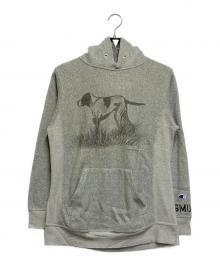 Champion×stussy×UNDEFEATED（チャンピオン×ステューシー×アンディフィーテッド）の古着「フーデッドパーカー」｜グレー