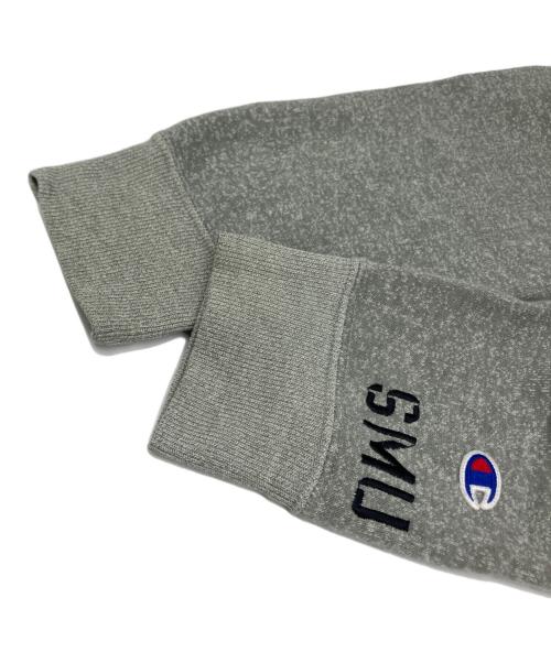 Champion（チャンピオン）Champion (チャンピオン) stussy (ステューシー) UNDEFEATED (アンディフィーテッド) フーデッドパーカー グレー サイズ:Mの古着・服飾アイテム