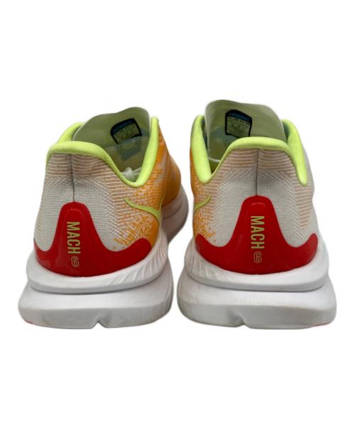 HOKAONEONE（ホカオネオネ）HOKAONEONE (ホカオネオネ) マッハ 6 ホワイト×オレンジ サイズ:US 8.2Eの古着・服飾アイテム