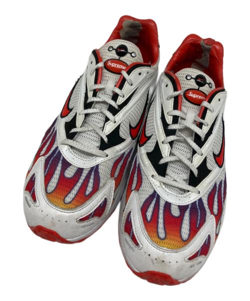 NIKE（ナイキ）NIKE (ナイキ) Supreme (シュプリーム) Air Zoom Streak Spectrum Plus（エアズームストリーク スペクトラムプラス） ブラック×レッド サイズ:US 9.5の古着・服飾アイテム