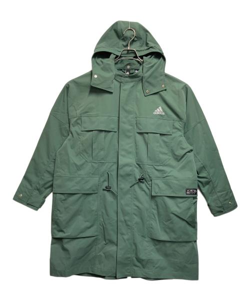 adidas（アディダス）adidas (アディダス) ジャケット グリーン サイズ:SIZE　2XLの古着・服飾アイテム