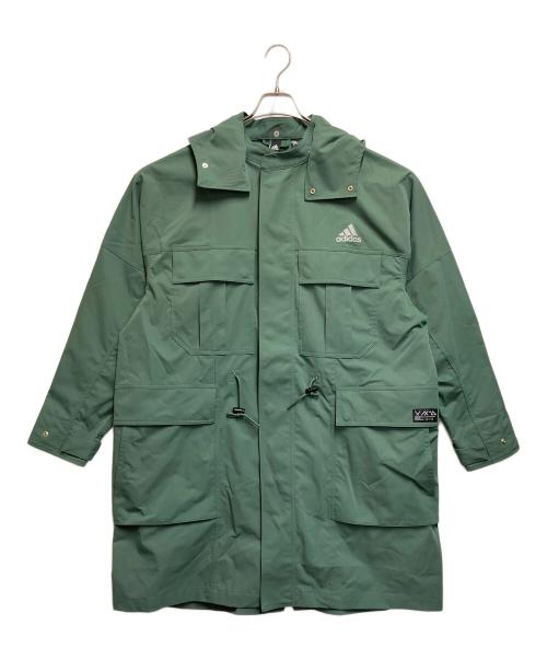 adidas（アディダス）adidas (アディダス) ジャケット グリーン サイズ:SIZE　2XLの古着・服飾アイテム
