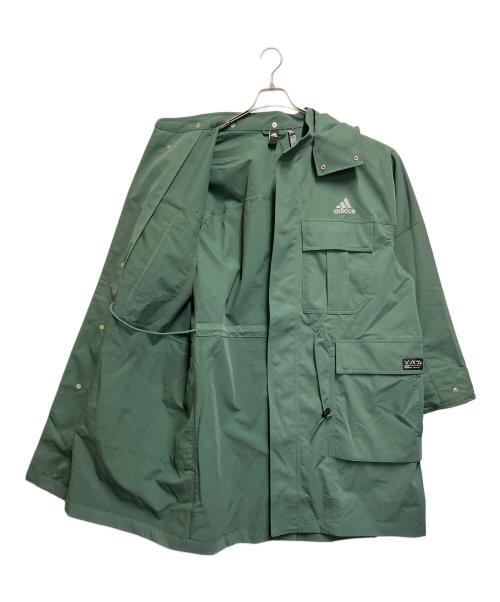 adidas（アディダス）adidas (アディダス) ジャケット グリーン サイズ:SIZE　2XLの古着・服飾アイテム