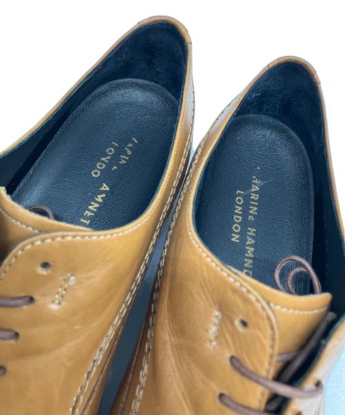 KATHARINE HAMNETT（キャサリンハムネット）KATHARINE HAMNETT (キャサリンハムネット) ビジネスシューズ ブラウン サイズ:27の古着・服飾アイテム