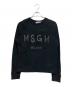 MSGM（エムエスジーエム）の古着「ロゴスウェット」｜ブラック