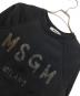 MSGM (エムエスジーエム) ロゴスウェット ブラック サイズ:S：6000円