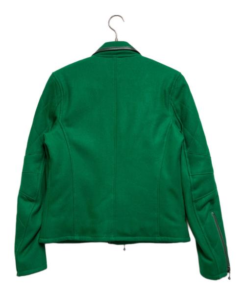 glamb（グラム）glamb (グラム) ダブルライダースジャケット グリーン サイズ:2の古着・服飾アイテム
