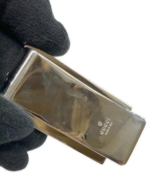 GUCCI（グッチ）GUCCI (グッチ) マネークリップ ブラック×シルバーの古着・服飾アイテム