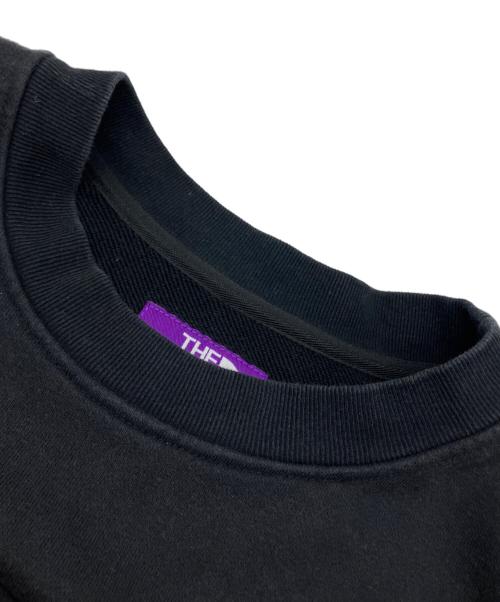 THE NORTHFACE PURPLELABEL（ザ・ノースフェイス パープルレーベル）THE NORTHFACE PURPLELABEL (ザ・ノースフェイス パープルレーベル) フィールド クルーネックスウェットシャツ ブラック サイズ:XLの古着・服飾アイテム