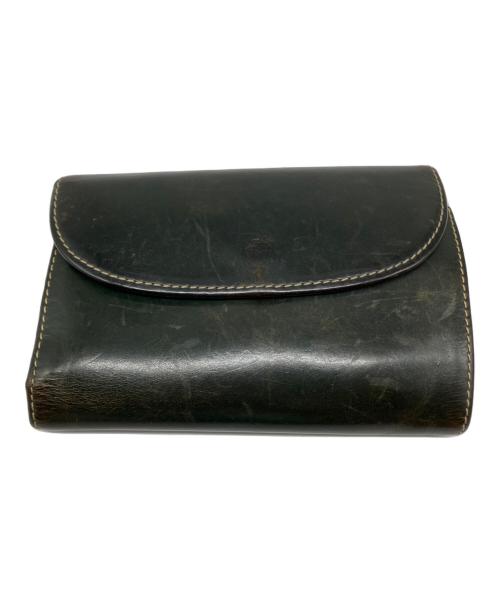 Whitehouse Cox（ホワイトハウスコックス）Whitehouse Cox (ホワイトハウスコックス) 3つ折り財布 グリーンの古着・服飾アイテム