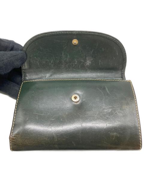 Whitehouse Cox（ホワイトハウスコックス）Whitehouse Cox (ホワイトハウスコックス) 3つ折り財布 グリーンの古着・服飾アイテム