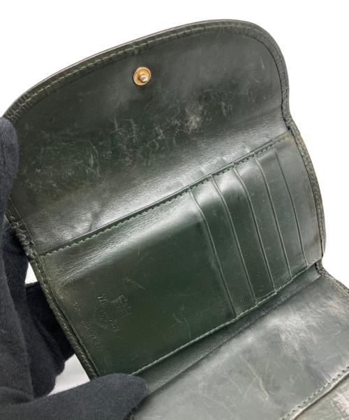 Whitehouse Cox（ホワイトハウスコックス）Whitehouse Cox (ホワイトハウスコックス) 3つ折り財布 グリーンの古着・服飾アイテム