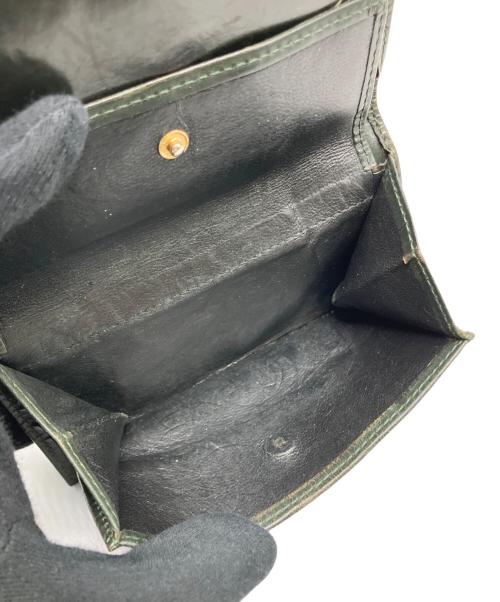 Whitehouse Cox（ホワイトハウスコックス）Whitehouse Cox (ホワイトハウスコックス) 3つ折り財布 グリーンの古着・服飾アイテム