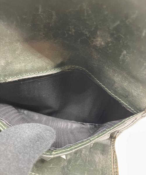 Whitehouse Cox（ホワイトハウスコックス）Whitehouse Cox (ホワイトハウスコックス) 3つ折り財布 グリーンの古着・服飾アイテム