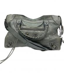 BALENCIAGA（バレンシアガ）の古着「ザ・シティ ハンドバッグ」｜グリーン