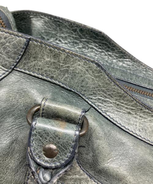 BALENCIAGA（バレンシアガ）BALENCIAGA (バレンシアガ) ザ・シティ ハンドバッグ グリーンの古着・服飾アイテム
