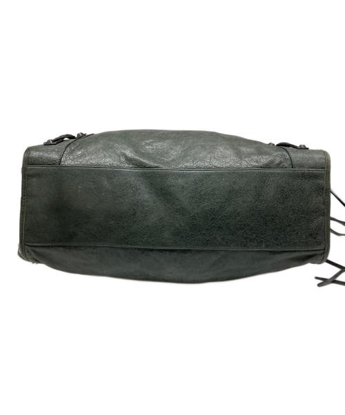 BALENCIAGA（バレンシアガ）BALENCIAGA (バレンシアガ) ザ・シティ ハンドバッグ グリーンの古着・服飾アイテム