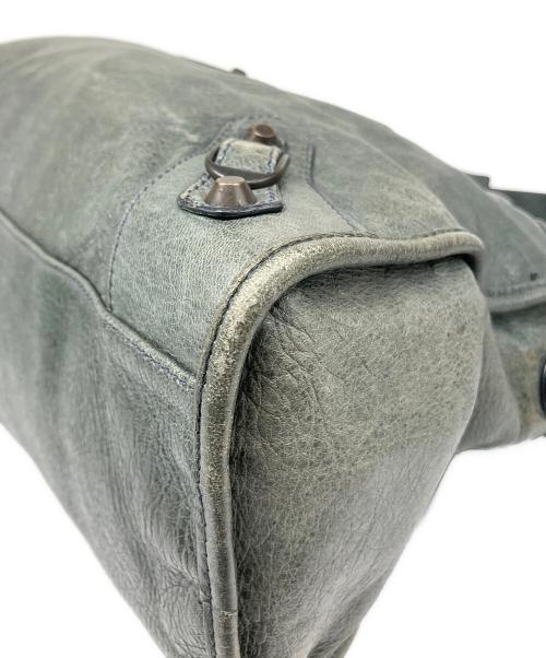 BALENCIAGA（バレンシアガ）BALENCIAGA (バレンシアガ) ザ・シティ ハンドバッグ グリーンの古着・服飾アイテム