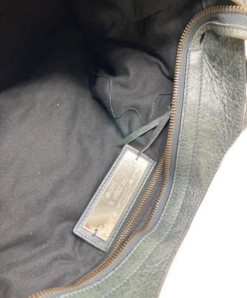 BALENCIAGA（バレンシアガ）BALENCIAGA (バレンシアガ) ザ・シティ ハンドバッグ グリーンの古着・服飾アイテム