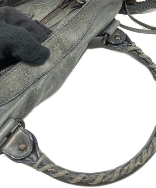 BALENCIAGA（バレンシアガ）BALENCIAGA (バレンシアガ) ザ・シティ ハンドバッグ グリーンの古着・服飾アイテム