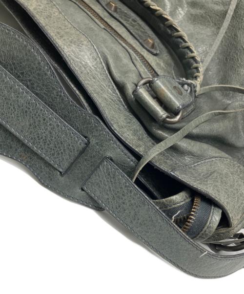 BALENCIAGA（バレンシアガ）BALENCIAGA (バレンシアガ) ザ・シティ ハンドバッグ グリーンの古着・服飾アイテム